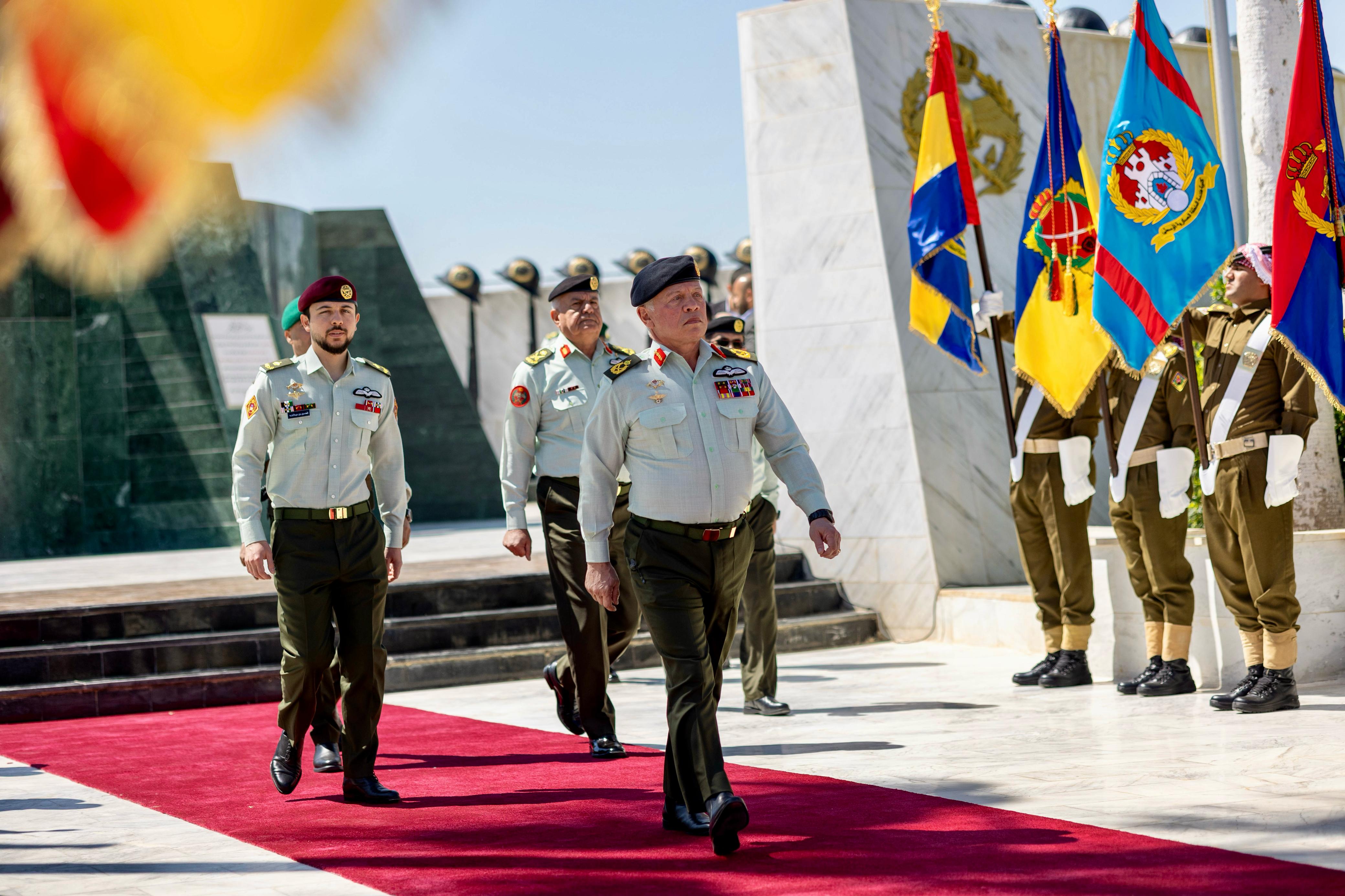 From the Jordan Armed Forces-Arab Army’s ceremony marking the 57th anniversary of Al Karamah Battle