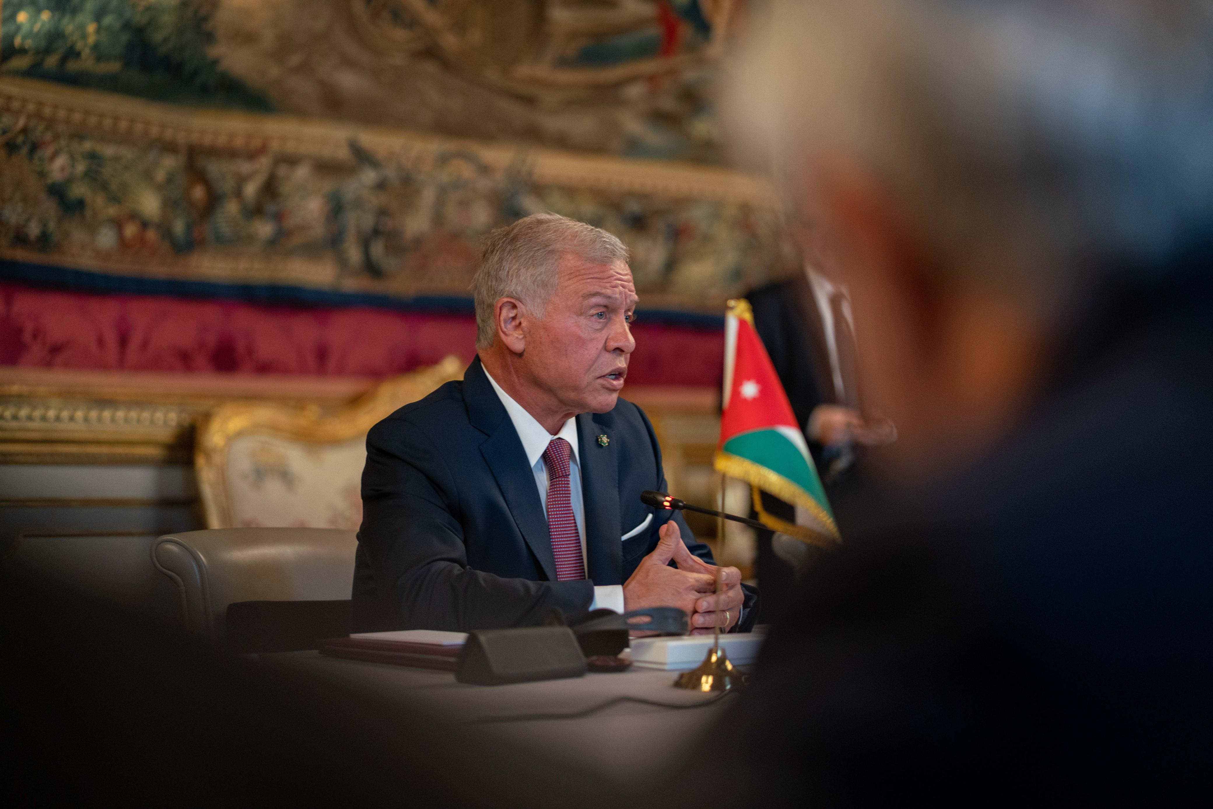 From His Majesty King Abdullah II’s working visit to Italy and France.