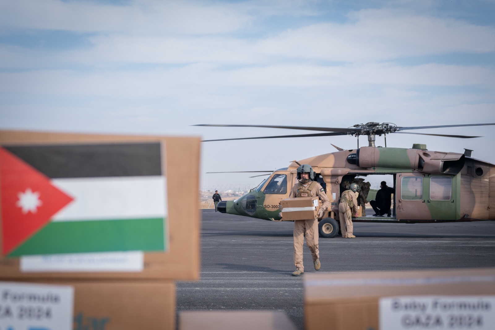 Jordan continues its efforts to deliver urgent aid to Gaza, upon His Majesty King Abdullah II’s directives
