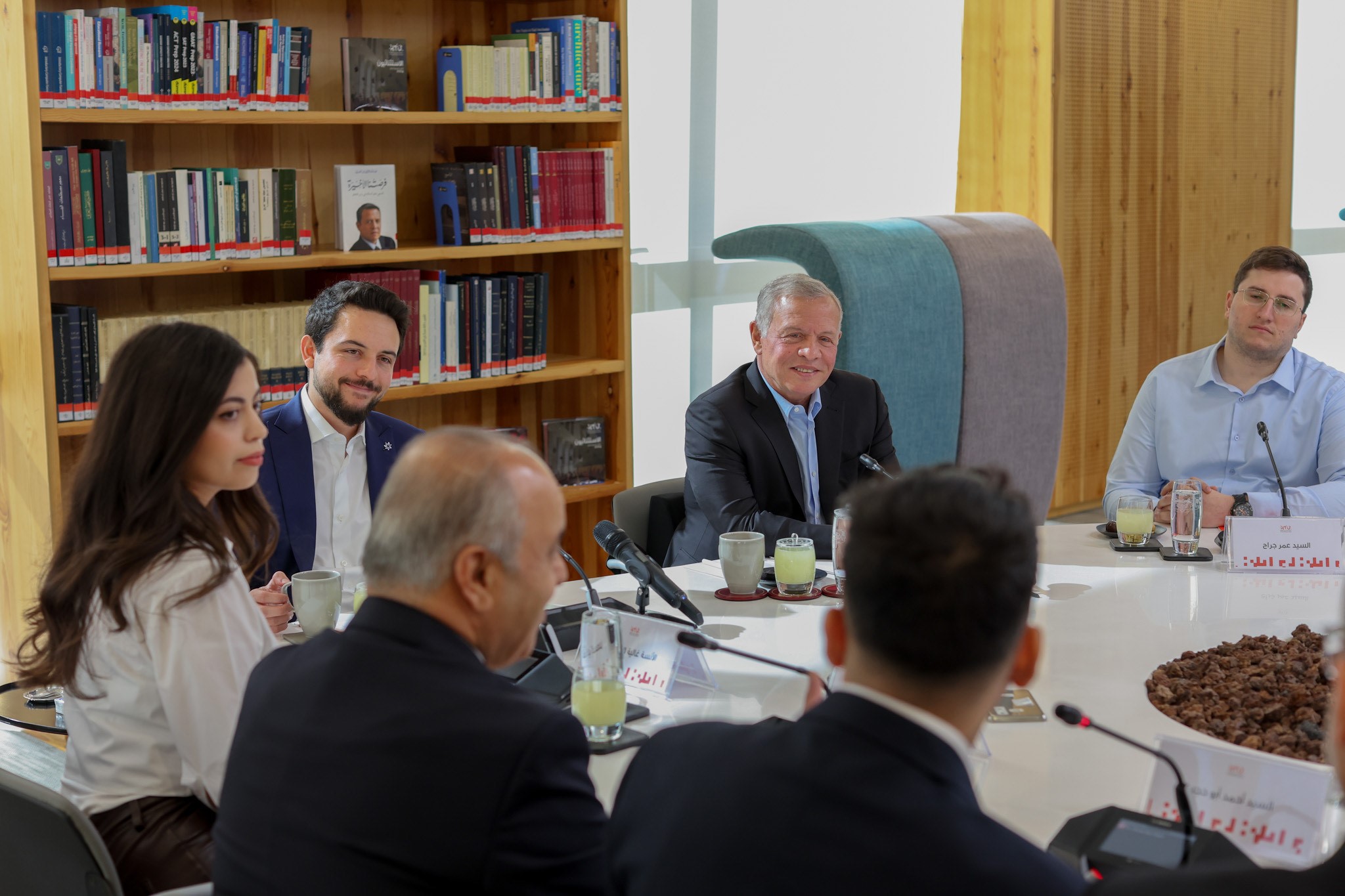 From His Majesty King Abdullah II’s visit to Al Hussein Technical University, accompanied by His Royal Highness Crown Prince Al Hussein