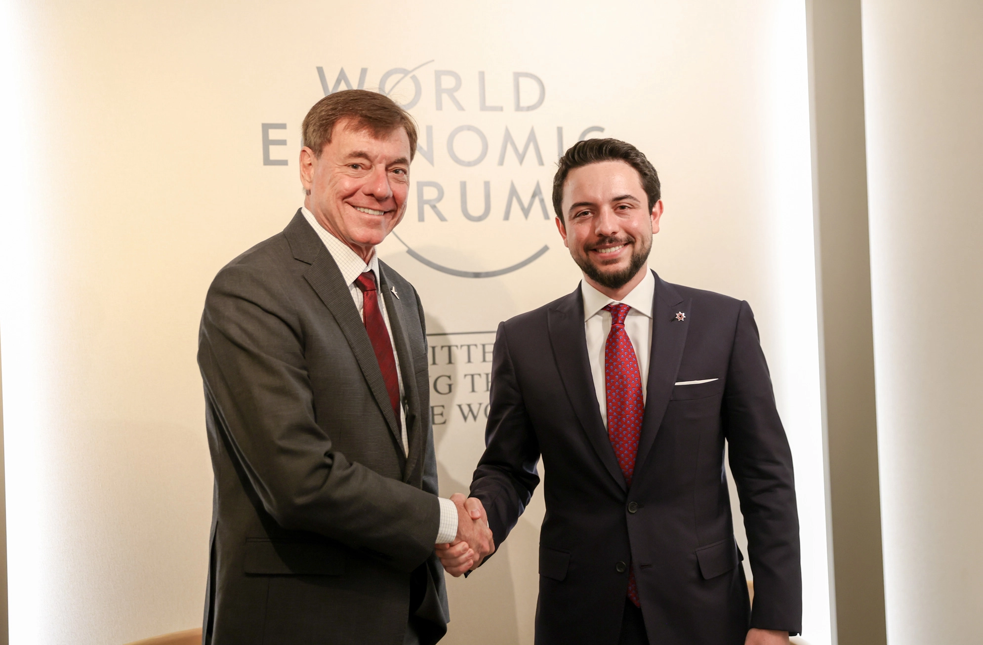 Crown Prince meets with Embraer CEO, heads of global companies