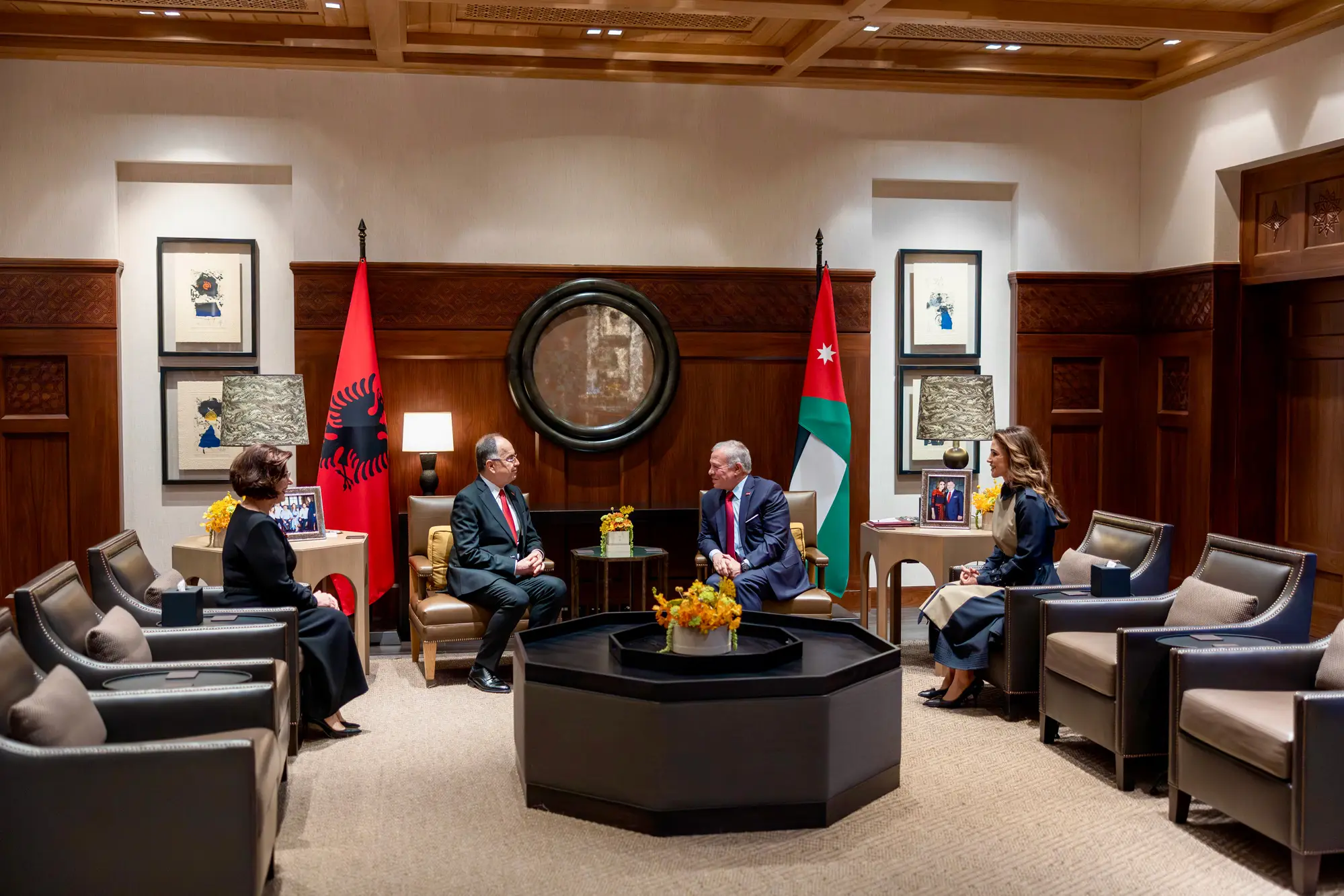 King, Albania president hold talks in Amman on expanding cooperation