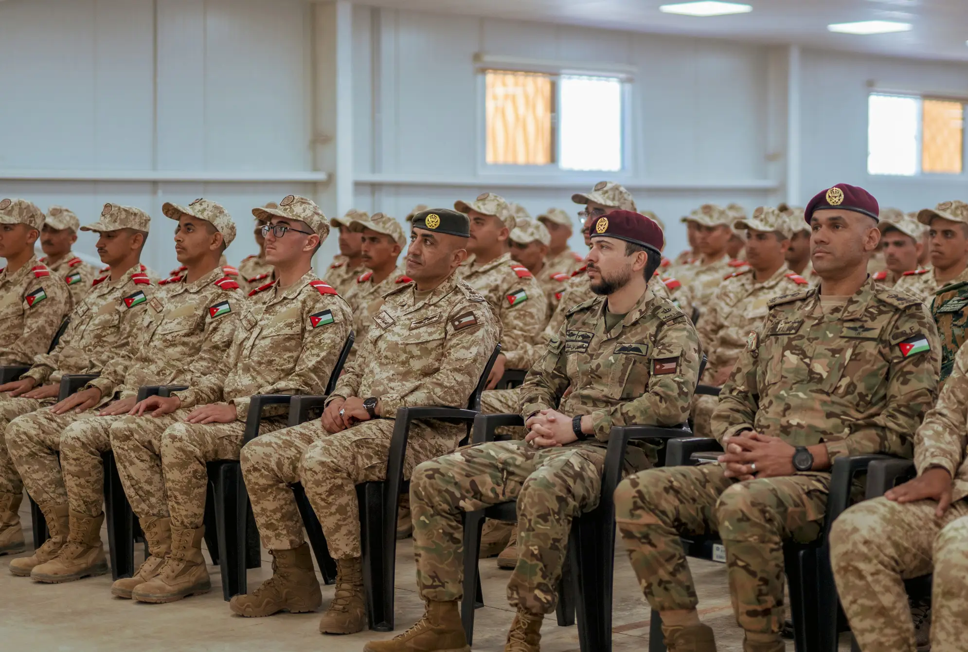 Crown Prince visits National Service training centre