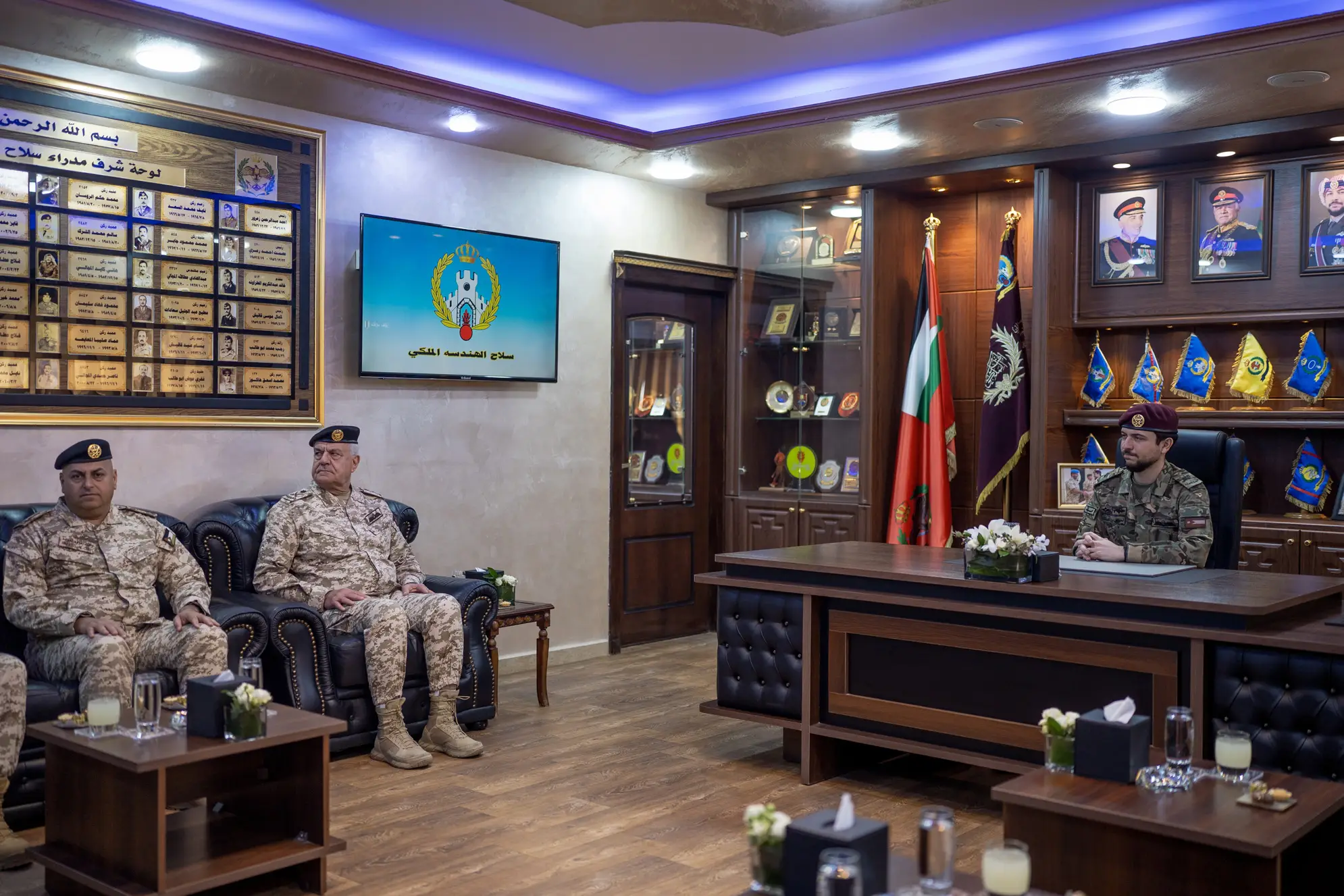 Crown Prince visits Royal Engineering Corps