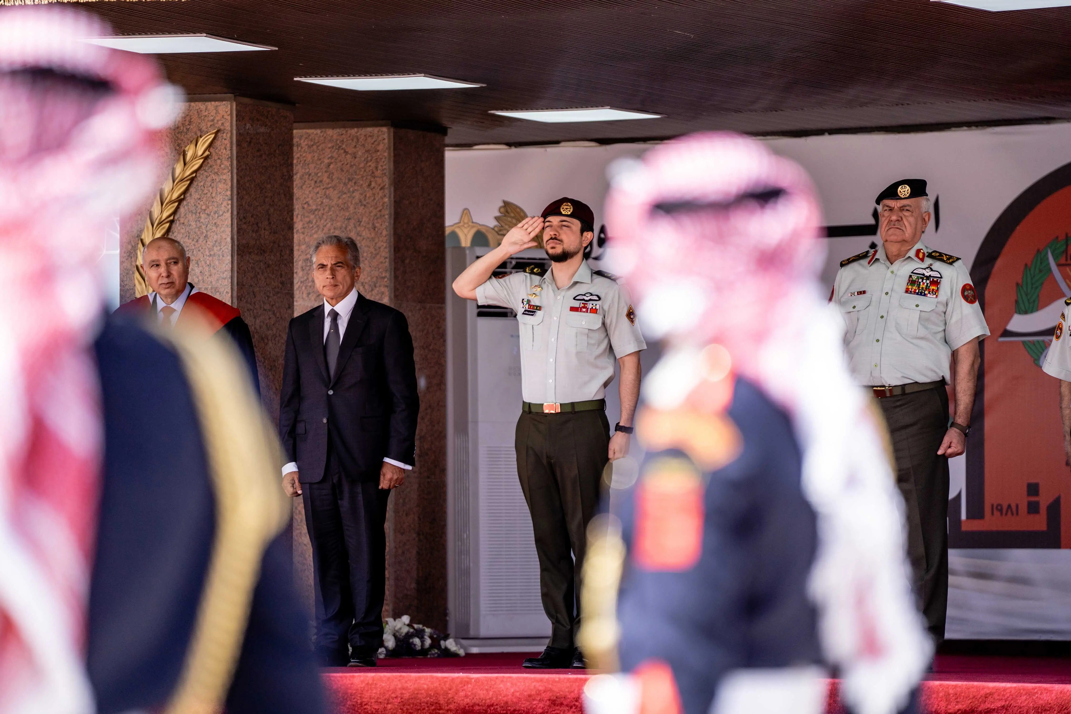 Deputising for King, Crown Prince attends Mutah University military wing graduation