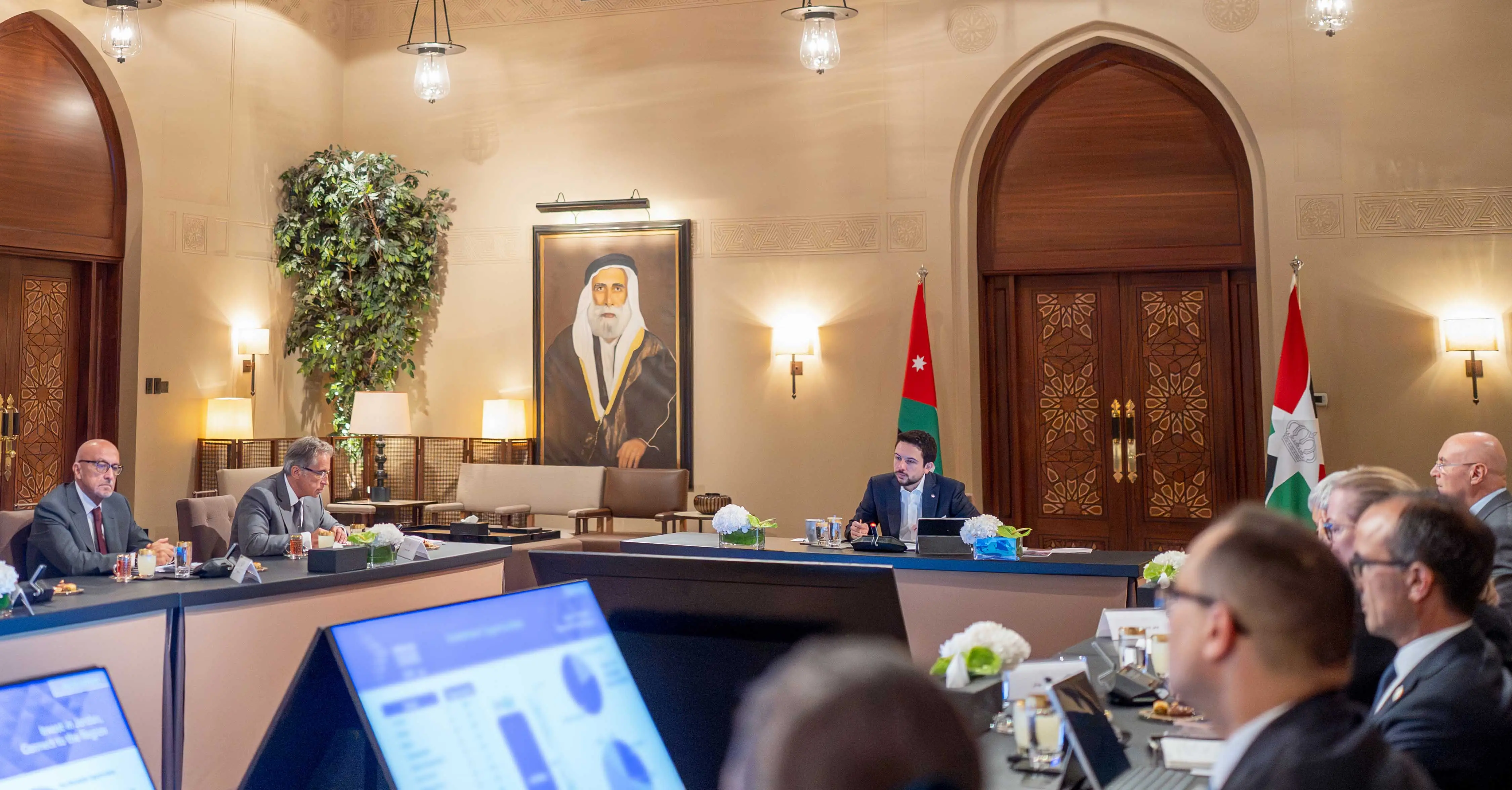 ولي العهد يتابع تحضيرات مؤتمر الاستثمار الأردني الأوروبي