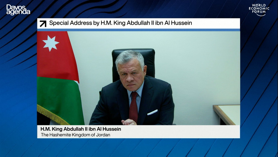 Address by His Majesty King Abdullah II at WEF Davos Agenda