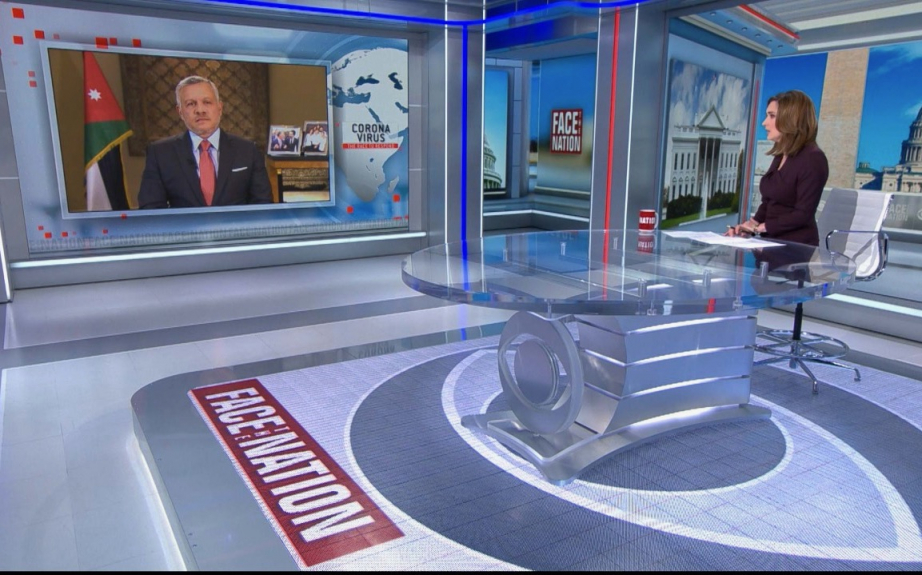 His Majesty King Abdullah II’s interview with CBS’ Margaret Brennan, “Face the Nation”