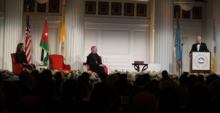 Remarks by His Majesty King Abdullah II Receiving the Path to Peace Award at the 2022 Gala Dinner of the Path to Peace Foundation