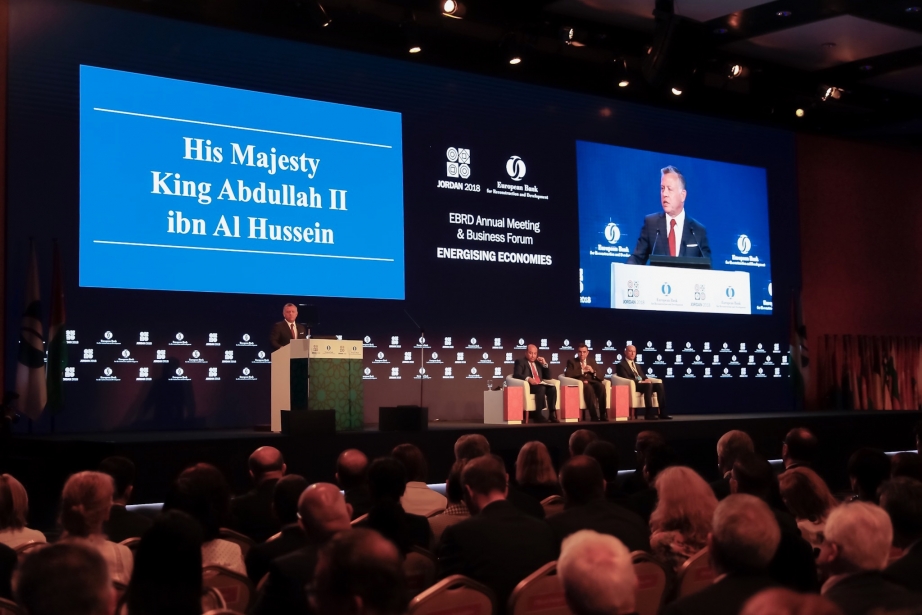 His Majesty King Abdullah II’s speech at the opening of the 27th Annual Meeting and Business Forum of the European Bank for Reconstruction and Development